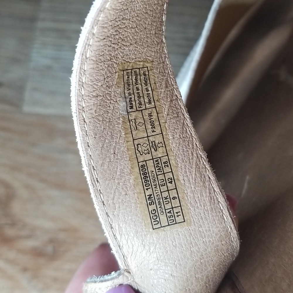 Ugg Treadlite Womens Braylynn White Flatform Wedge Heel Sandals - Picture 11 of 14